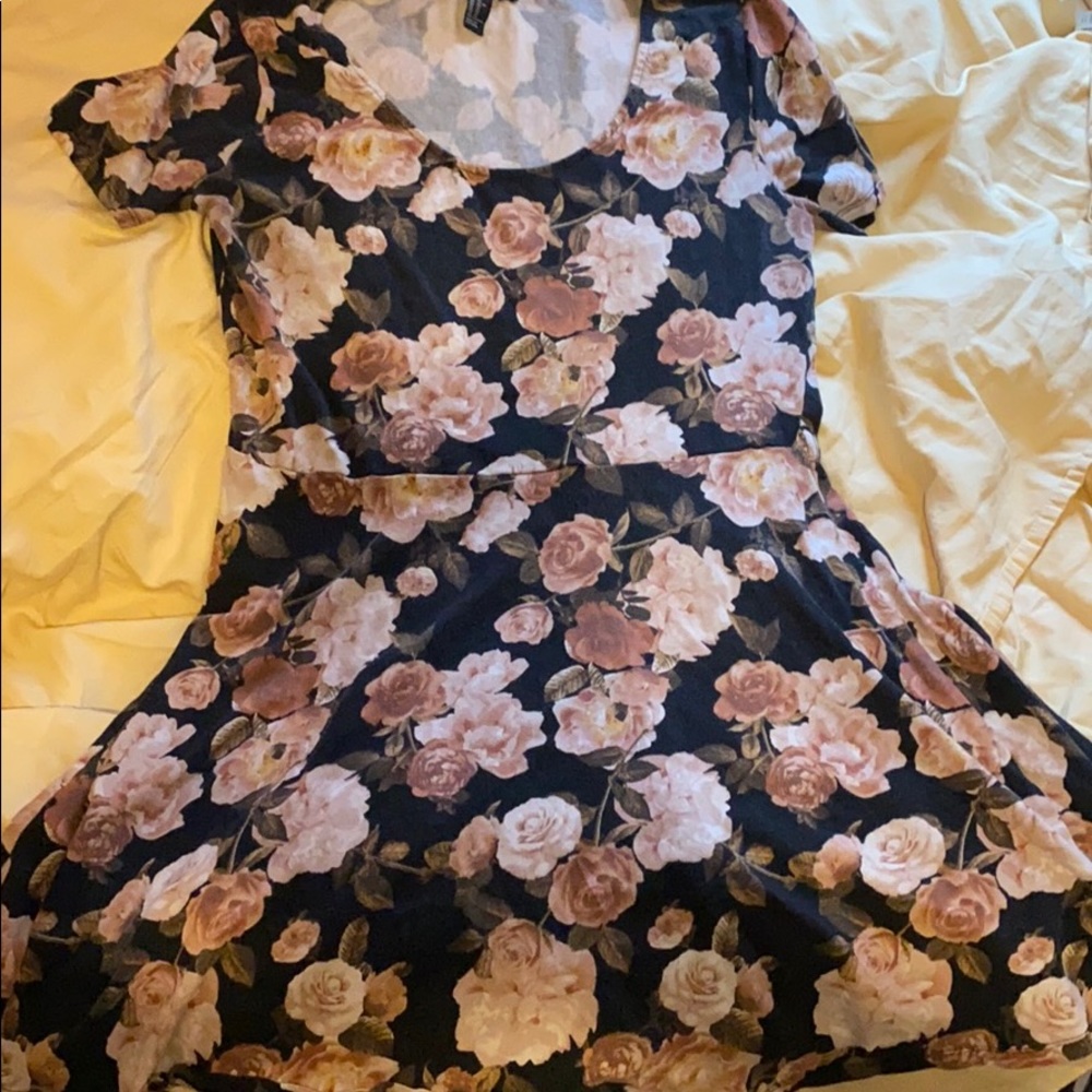 Forever 21 floral skater mini dress